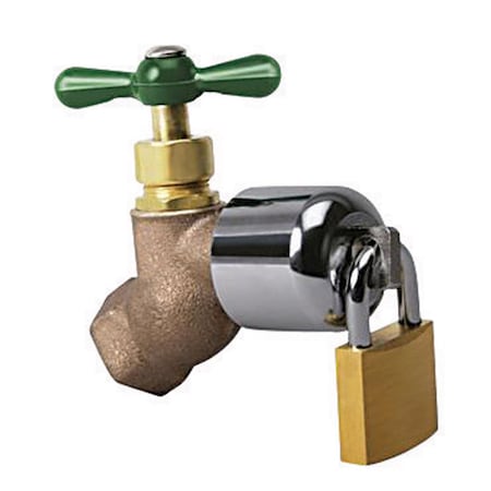 Conservco Conservco 3/4 in. Hose MPT Anti-Siphon Brass Hose Bibb Lock DSL-1